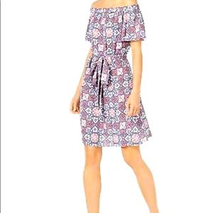 MICHAEL Michael Kors cold/off shoulder dress.